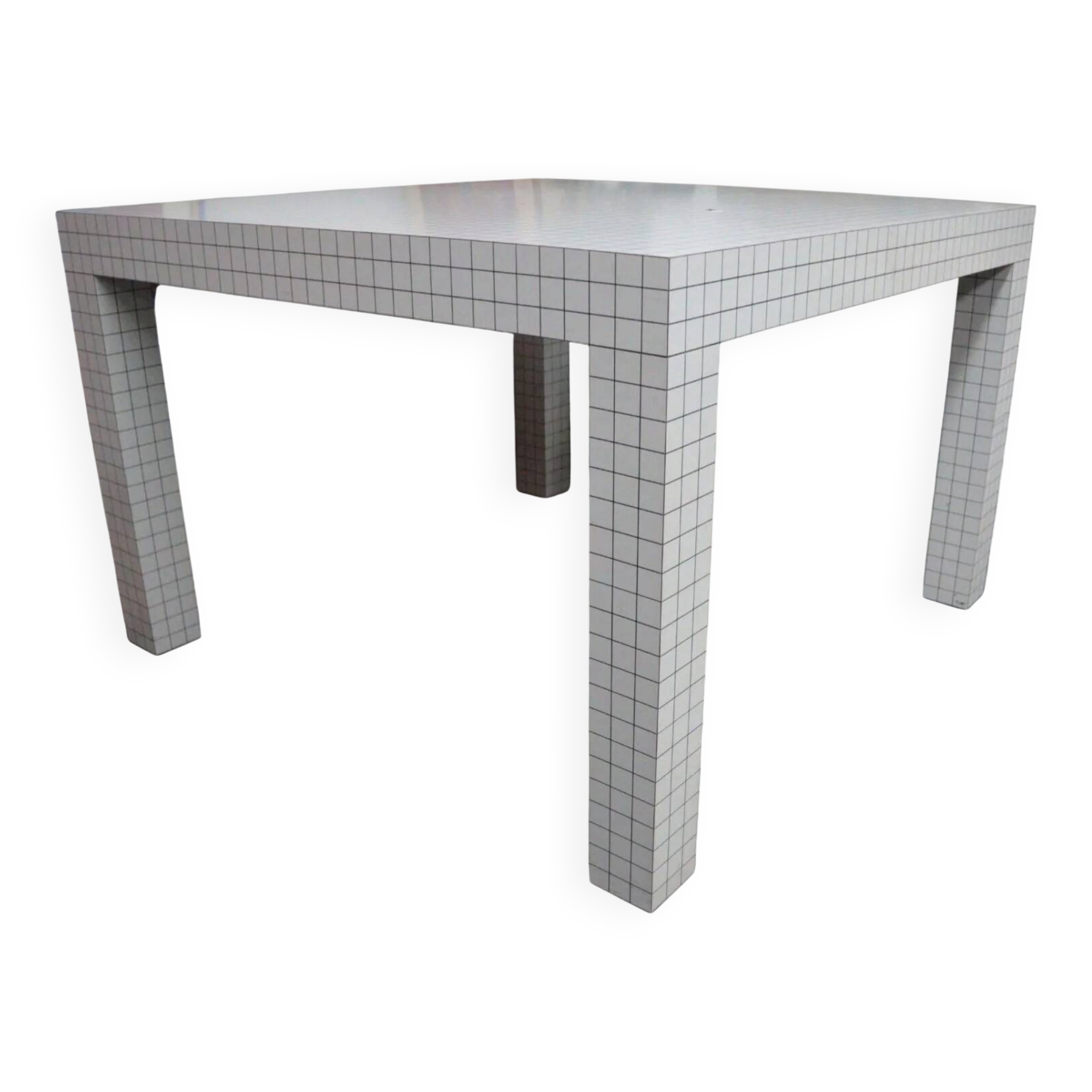 Table "Quaderna" (111x111) - Superstudio for Zanotta - Original edition