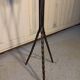 Standing ashtray wrought iron base cast aluminum ashtray