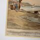 2201039 Watercolor Return from fishing in Portugal signed early twentieth century