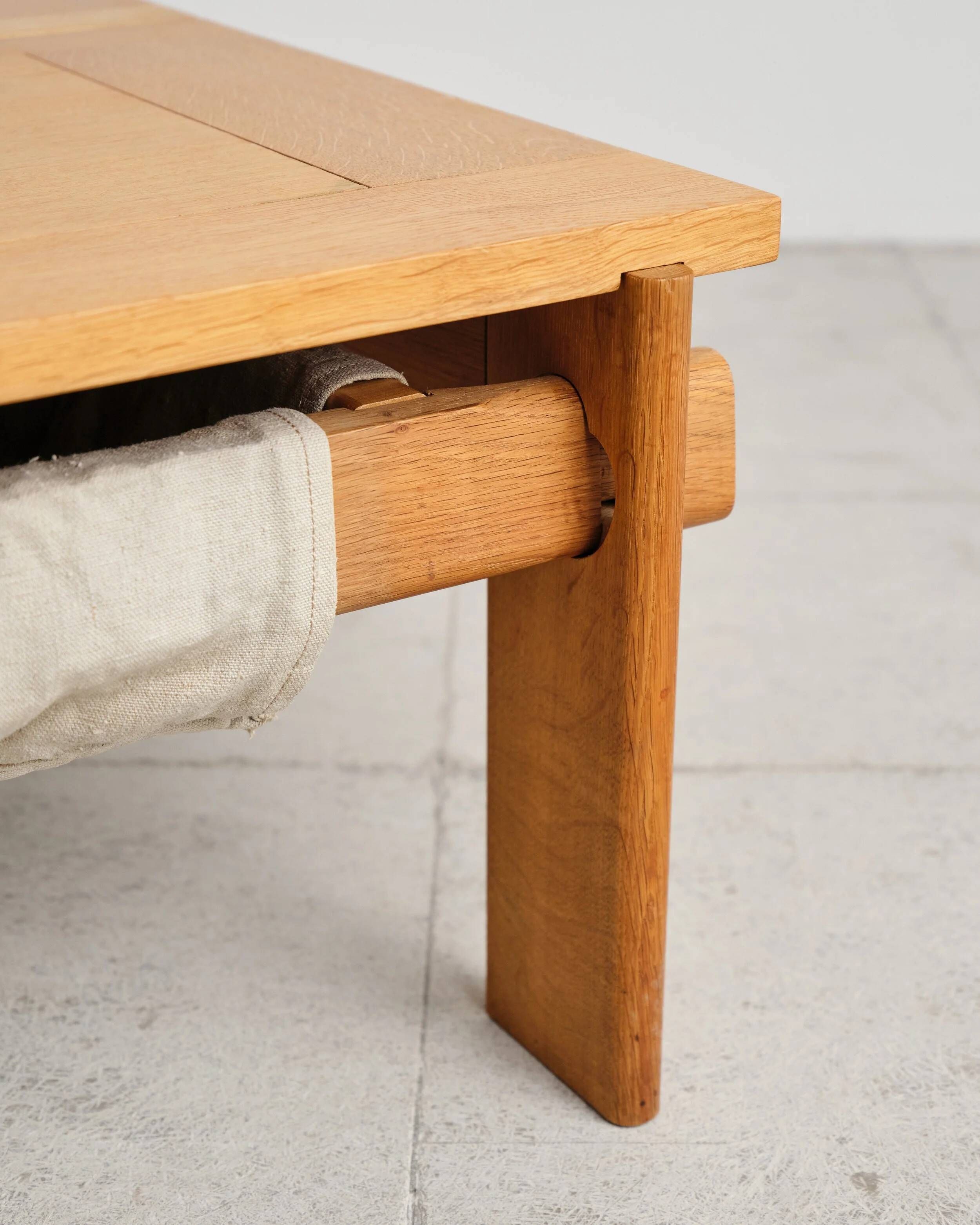 Large brutalist coffee table by Tage Poulsen, Denmark, 1960s.