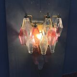 Murano Glass Poliedri Sconces, Italy, 1980s - Set of 2