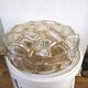 Vintage ceiling lamp in bubbled glass design Profassung 70s - 80s