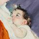 “Louise breastfeeding her child", after Mary Cassatt, 1939