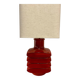 Table Lamp By Cari Zalloni, Red Ceramic, Germany, 1970s