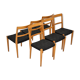 Ensemble de 6 chaises de salle à manger Bruno Mathsson Mimat Mi 401