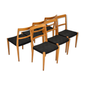 Set of 6 dinning chairs  Bruno Mathsson Mimat Mi 401