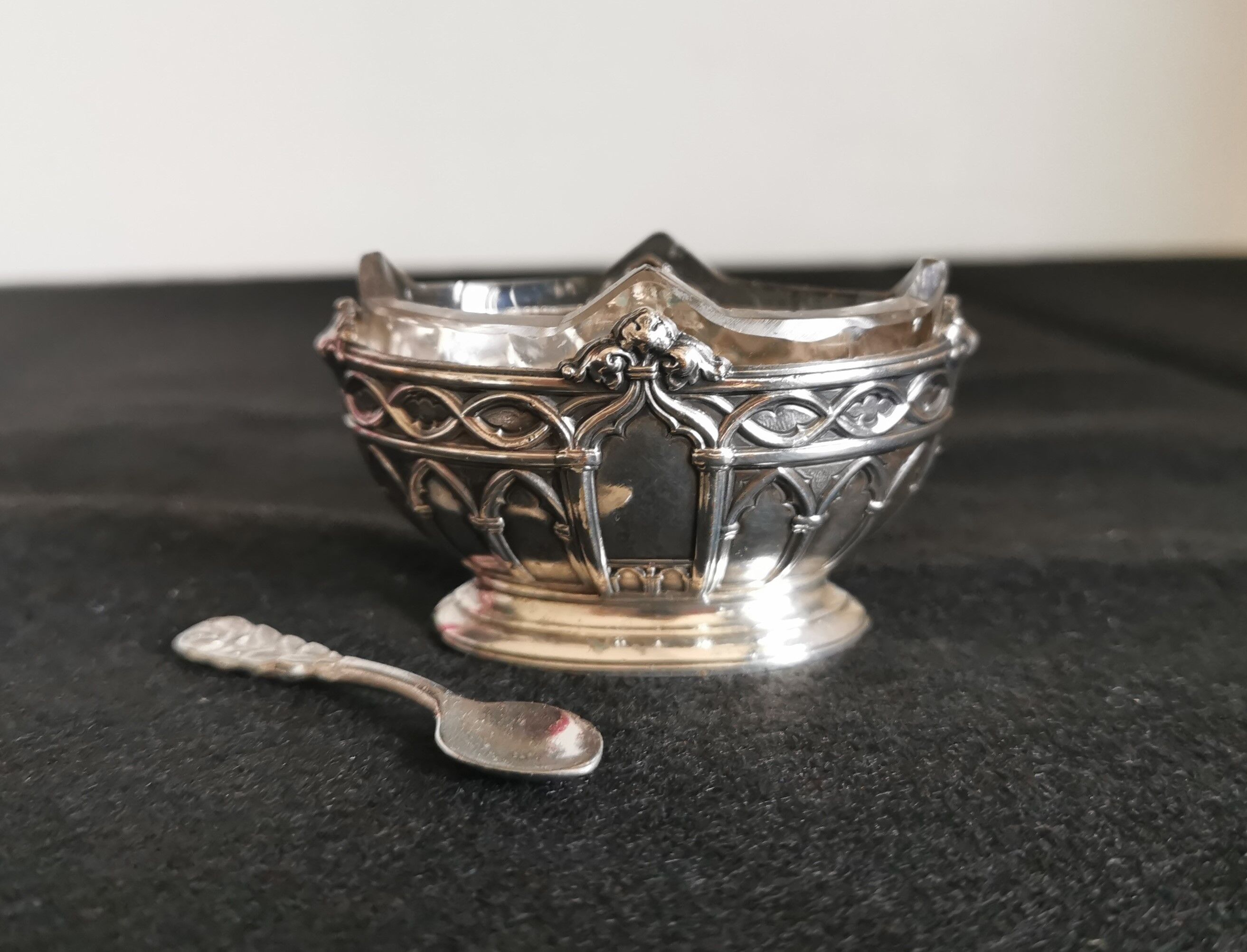 Salière et cuillère style empire
