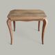 Sculptural side table in solid wood - Reinterpreted Louis XV style