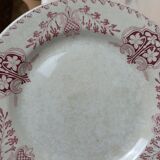 Flat plates Lunéville model Sébastopol With Lions of Faience