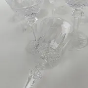 10 verres en cristal de Saint Louis, modèle tommy.15 cm.