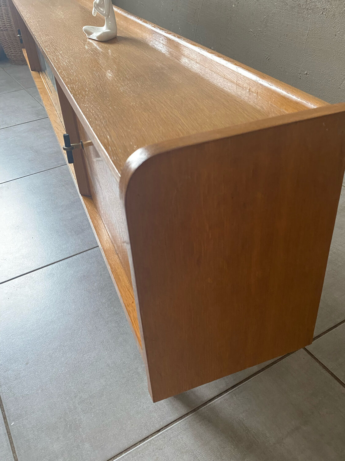 Vintage wooden row from the 50s-60s