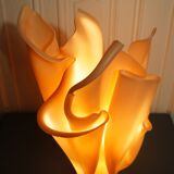 Resin "corolla" lamp circa 1980