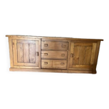 Buffet long en chêne massif