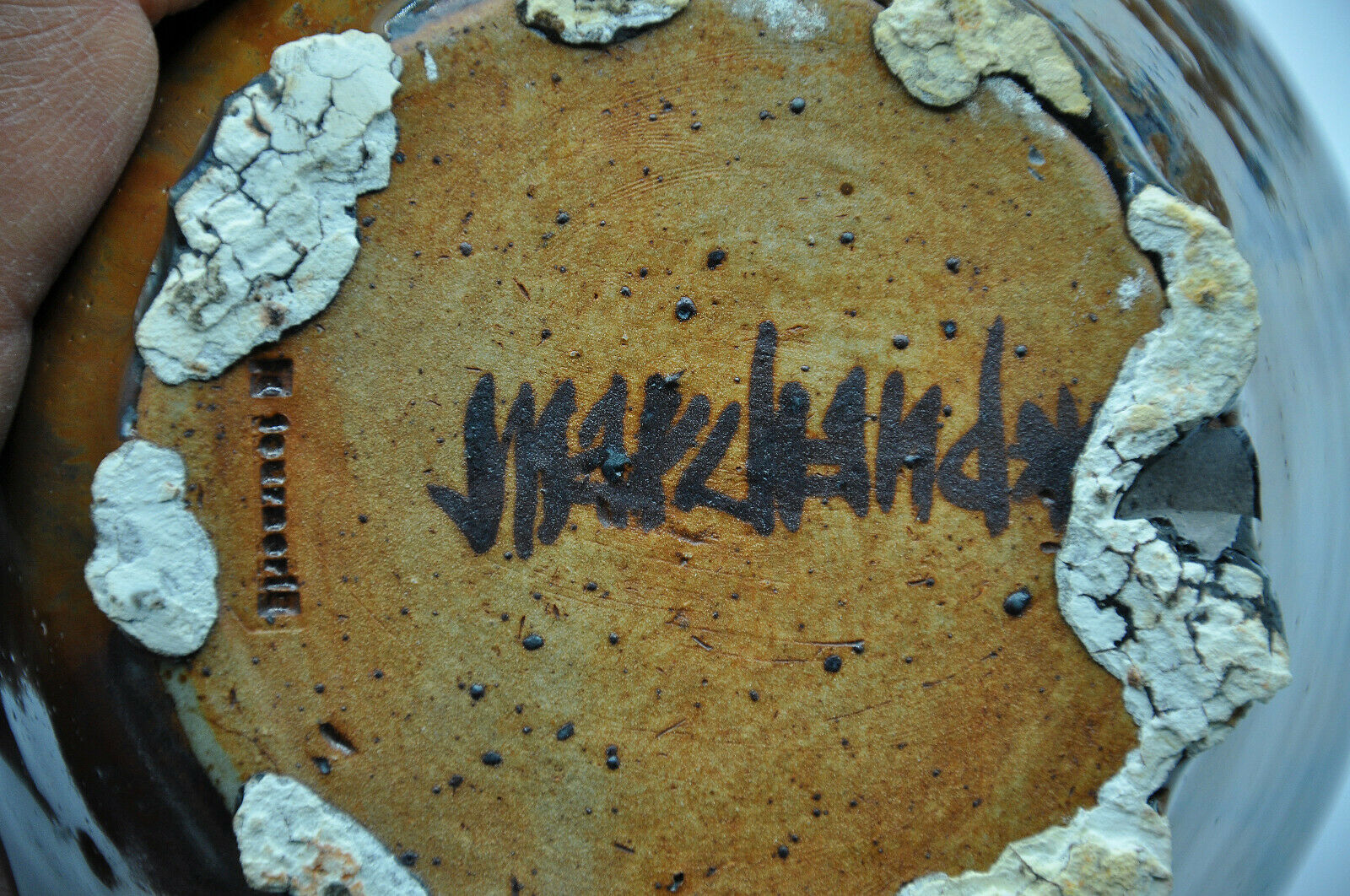 Flamed enamelled vase by Jacques Marchand the tourie collection 1