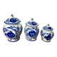 Covered pots porcelain sweet jars