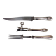 Sterling silver roast carving set