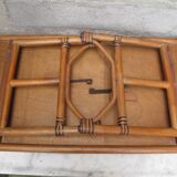 Folding rattan coffee table