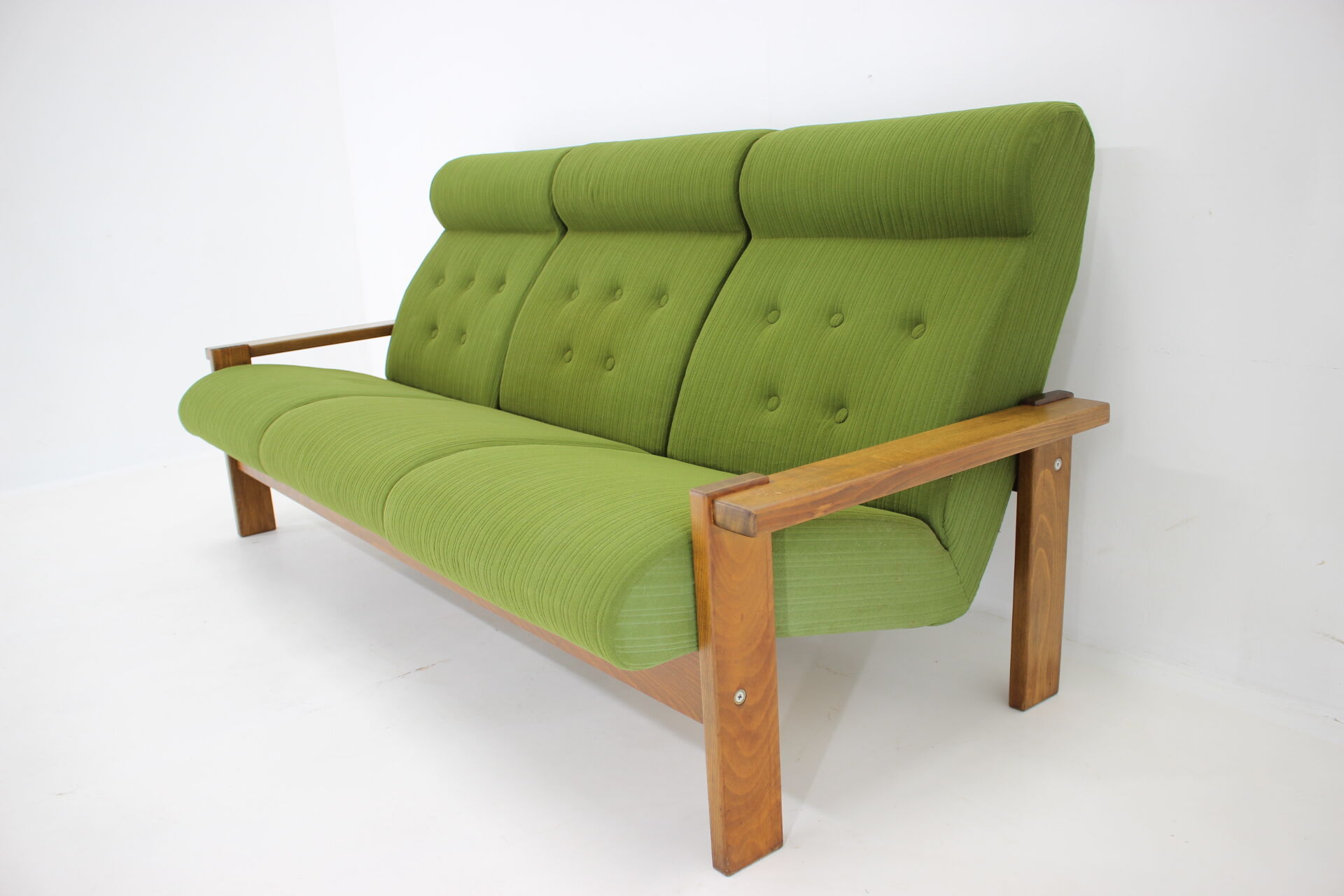 1970s Living Room Beech Set, Czechoslovakia