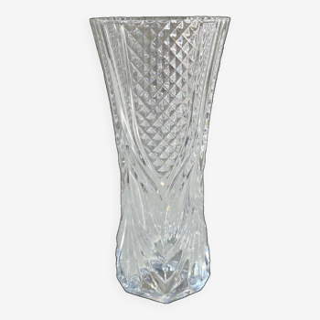 Vintage Vase in Cristal made in France by Cristal D’Arques