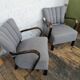 Paire de fauteuil cocktail Halabala, tchèque, 1940
