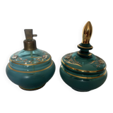 Flaçon et pot ancien