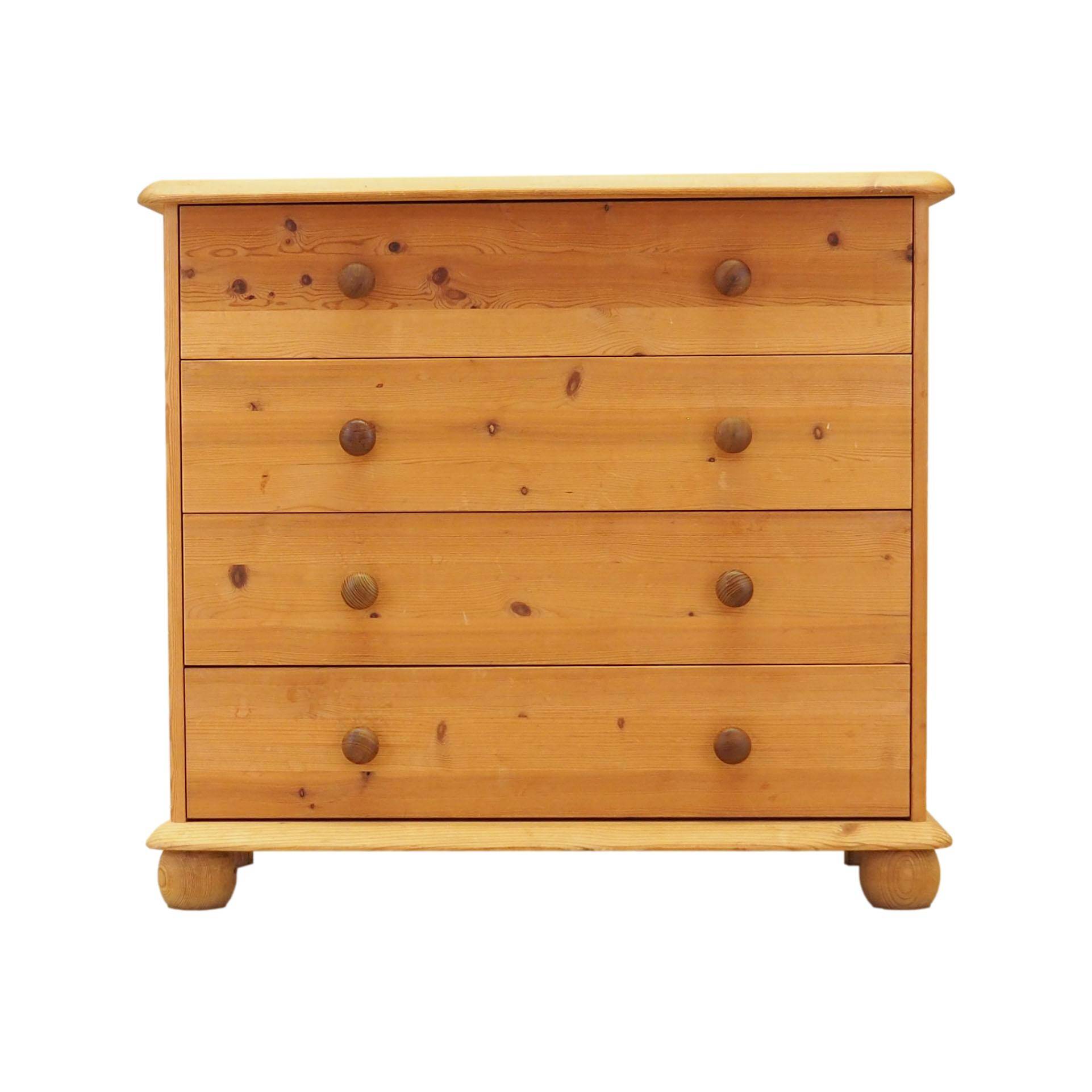 Pine chest of drawers, Danish design, 00s, production: Denmark