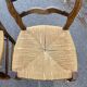 4 chaises paillées de campagne en bois