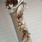 Old wood decoration, pediment, shell