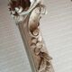 Old wood decoration, pediment, shell