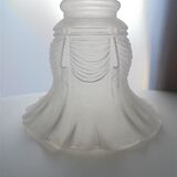 Tulipe en verre satiné