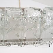 Lustre en verre par Doria, Allemagne années 1960