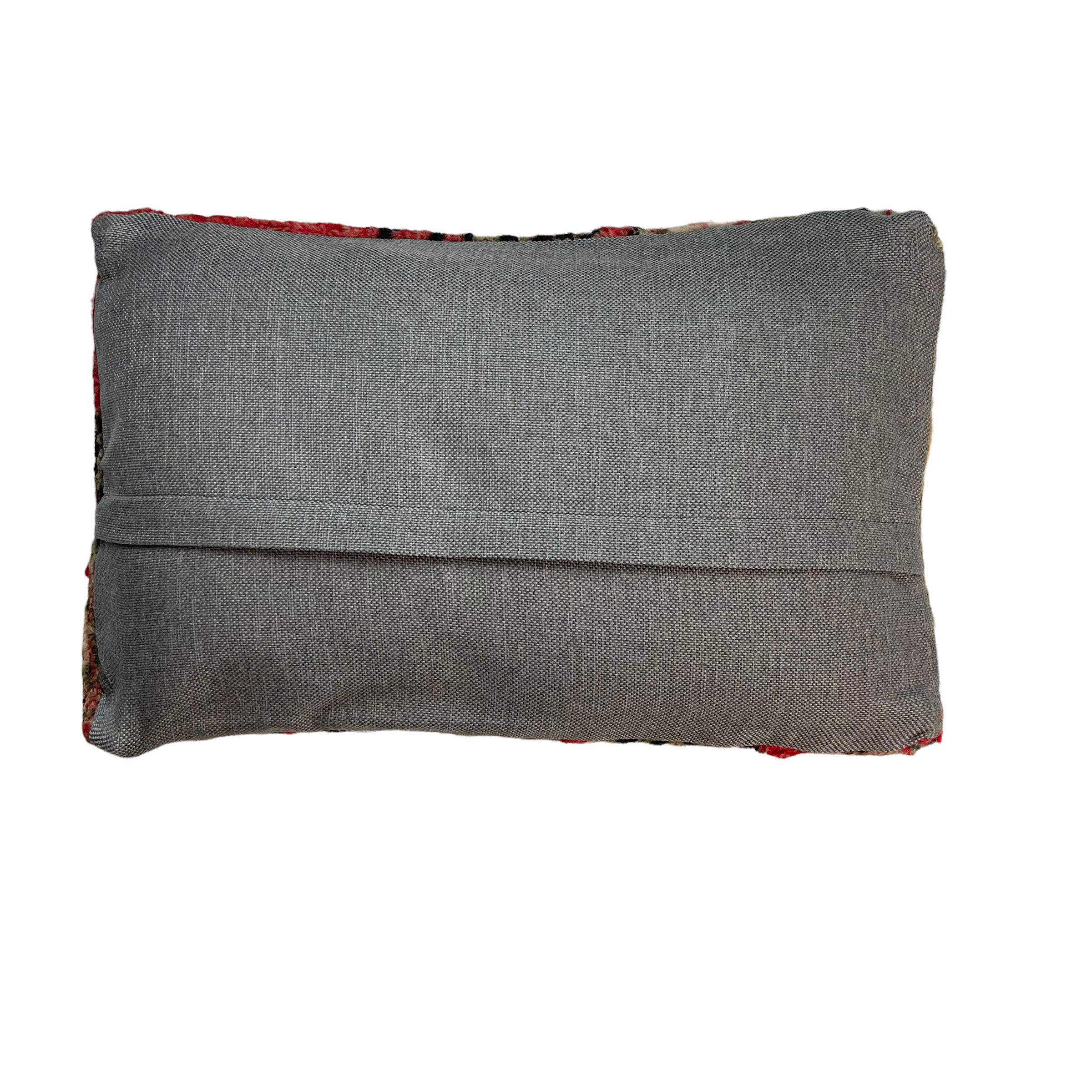 Vintage turkish rug cushion cover, 30 x 50 cm
