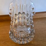 Vase en verre moulé 1950 Art Déco