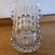 Moulded glass vase 1950 Art Deco