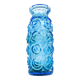 Roses vase mid-century modern, glass, Poland, 1970s