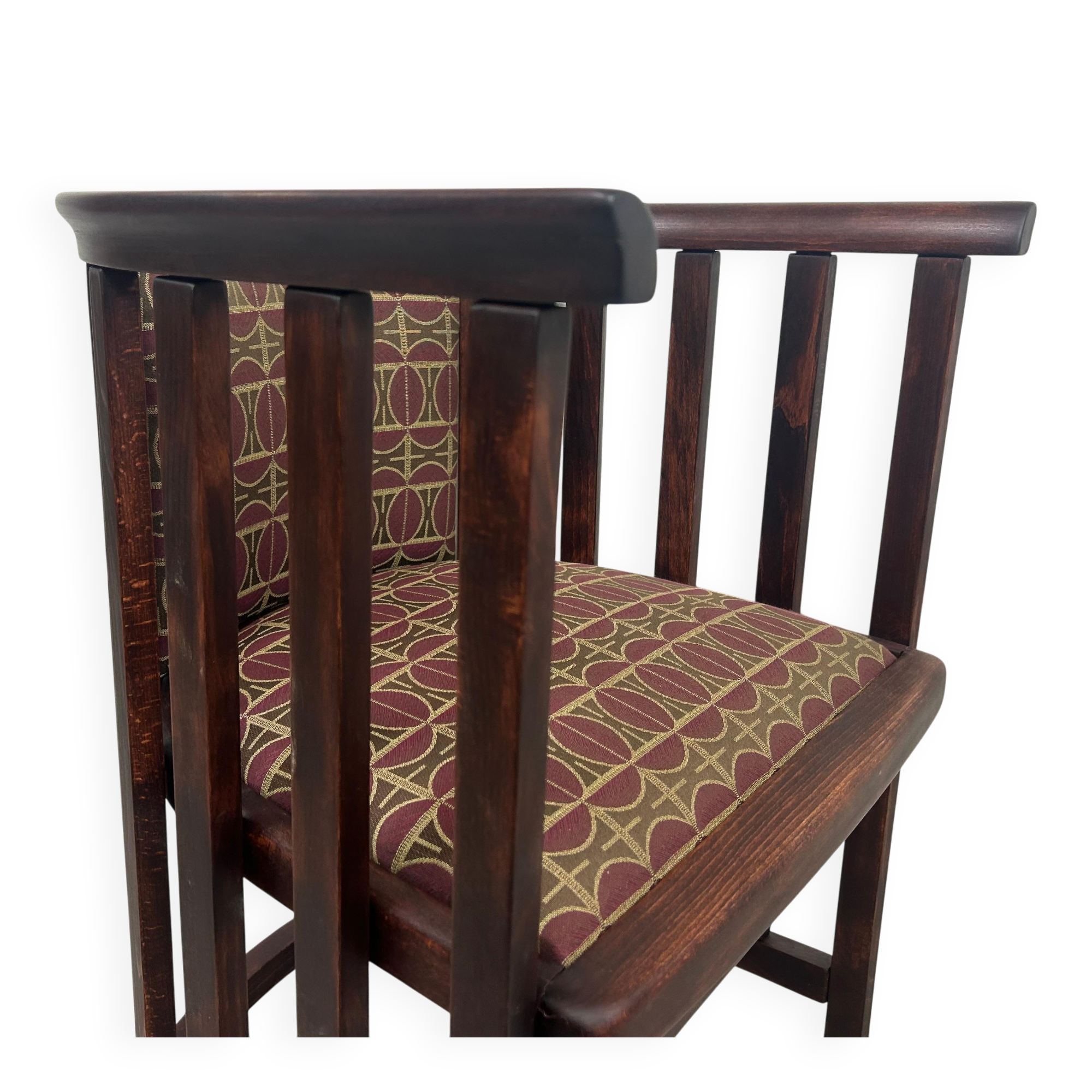 Secession Fledermaus armchairs by Josef Hoffmann