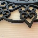 Mirror year 70 black plastic