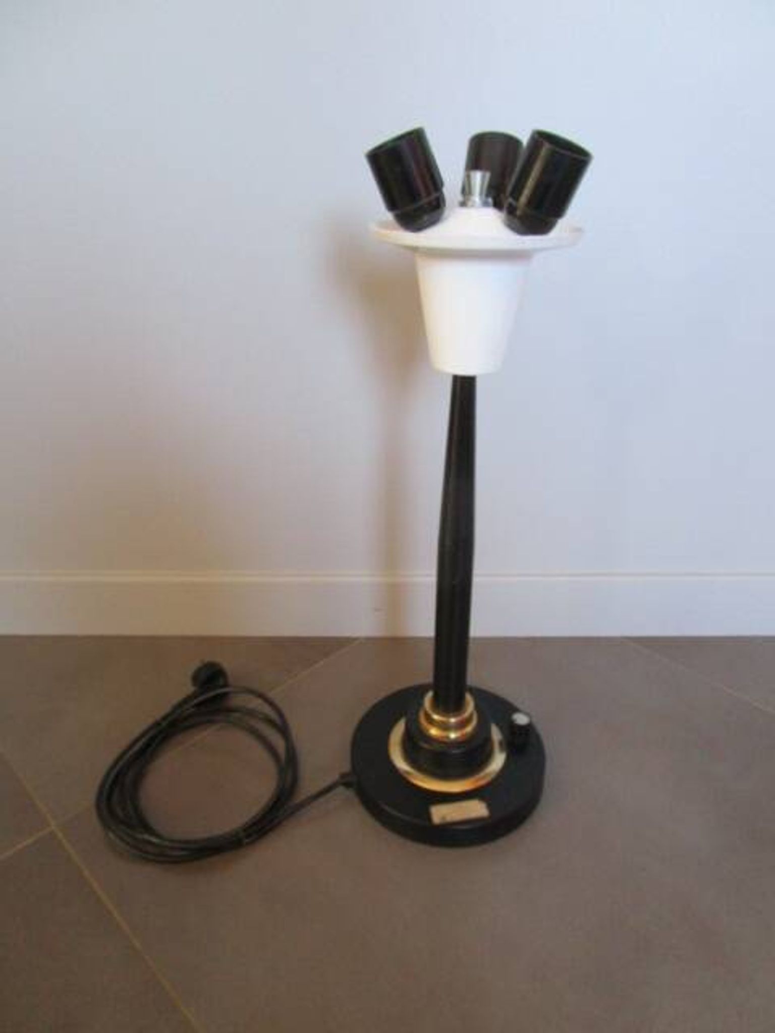 pied de lampe de bureau années 70'