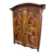 armoire noyer chapeau de gendarme