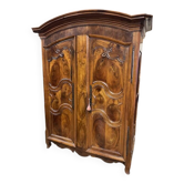 walnut cabinet gendarme hat