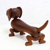 Dachshund by Kay Bojesen in teak 1950