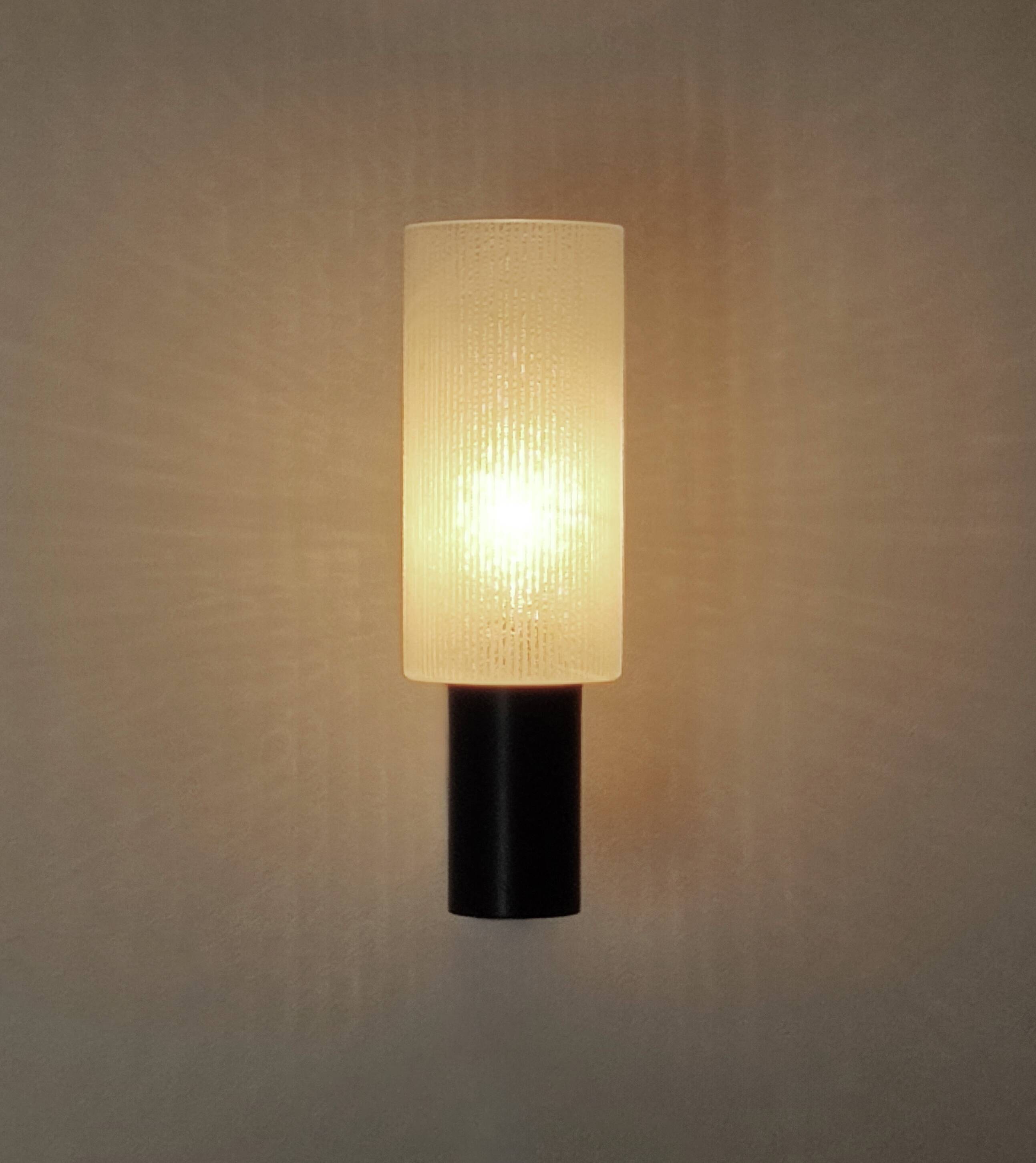 Pair of 60' brass wall lights