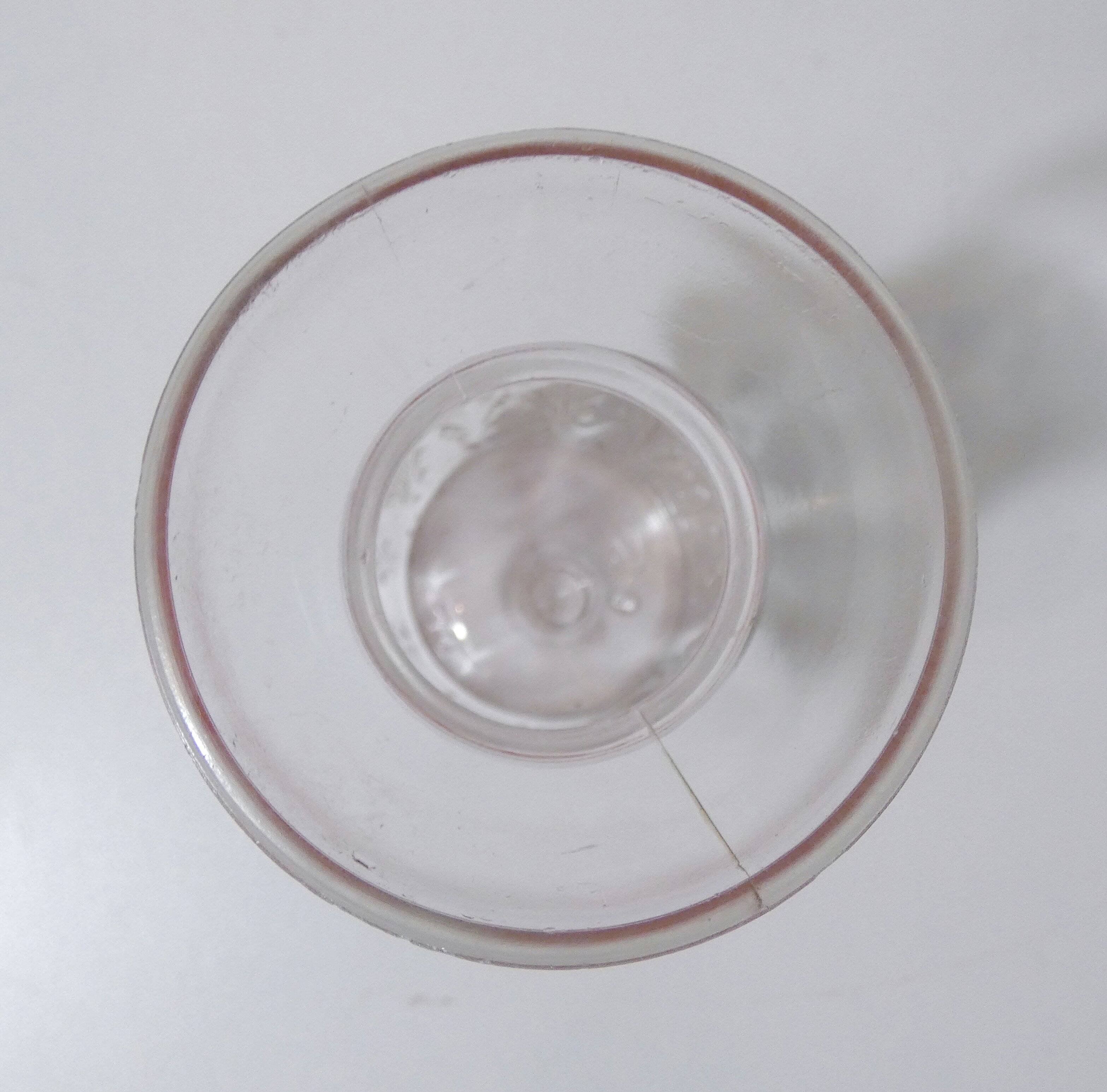 Vintage glass hyacinth bulb vase