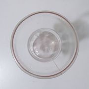 Vintage glass hyacinth bulb vase