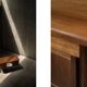 Bureau vintage scandinave moderne en teck des années 1960 avec tiroirs.