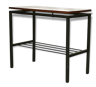 Base metal side table