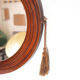 Miroir ovale à pompons