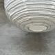Average suspension in rattan and natural linen with a Japanese droplet shape H