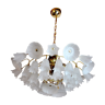 Murano glass floral chandelier, Italy, 1970