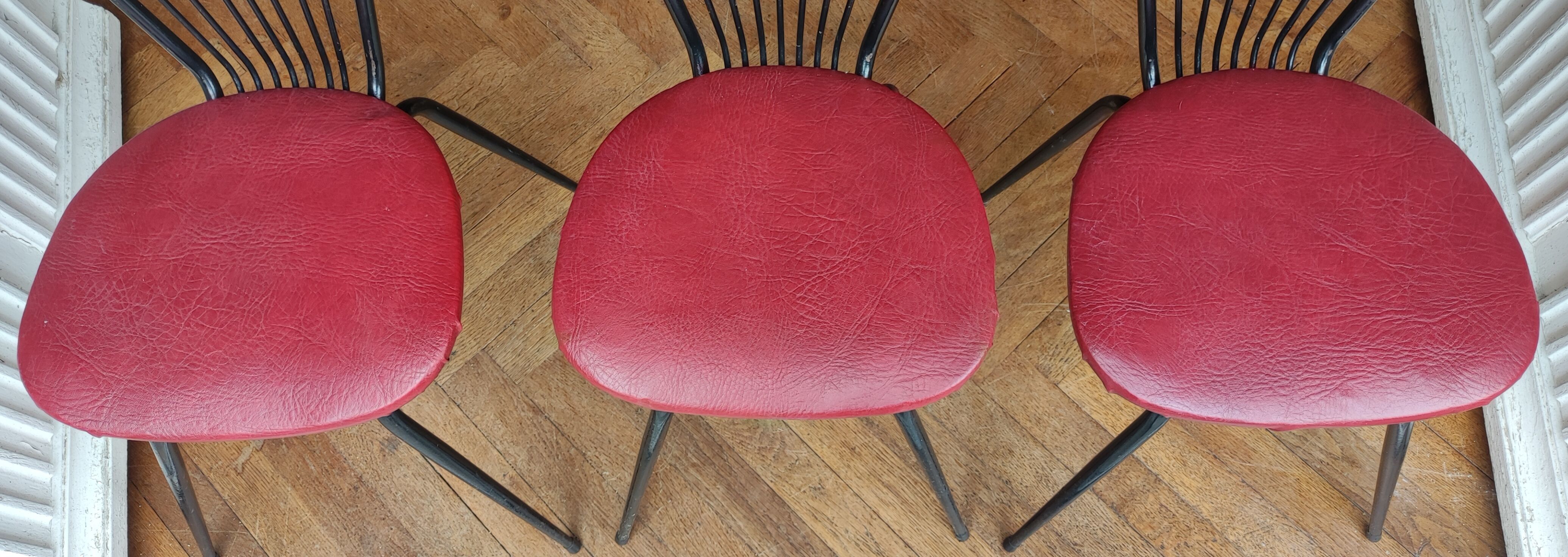 Series of 3 design chairs
